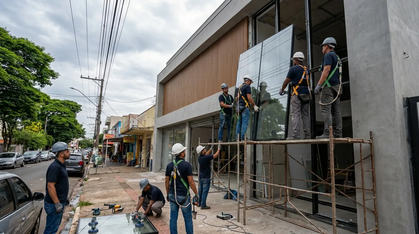 Fachada de Vidro em São José dos Campos‑SP