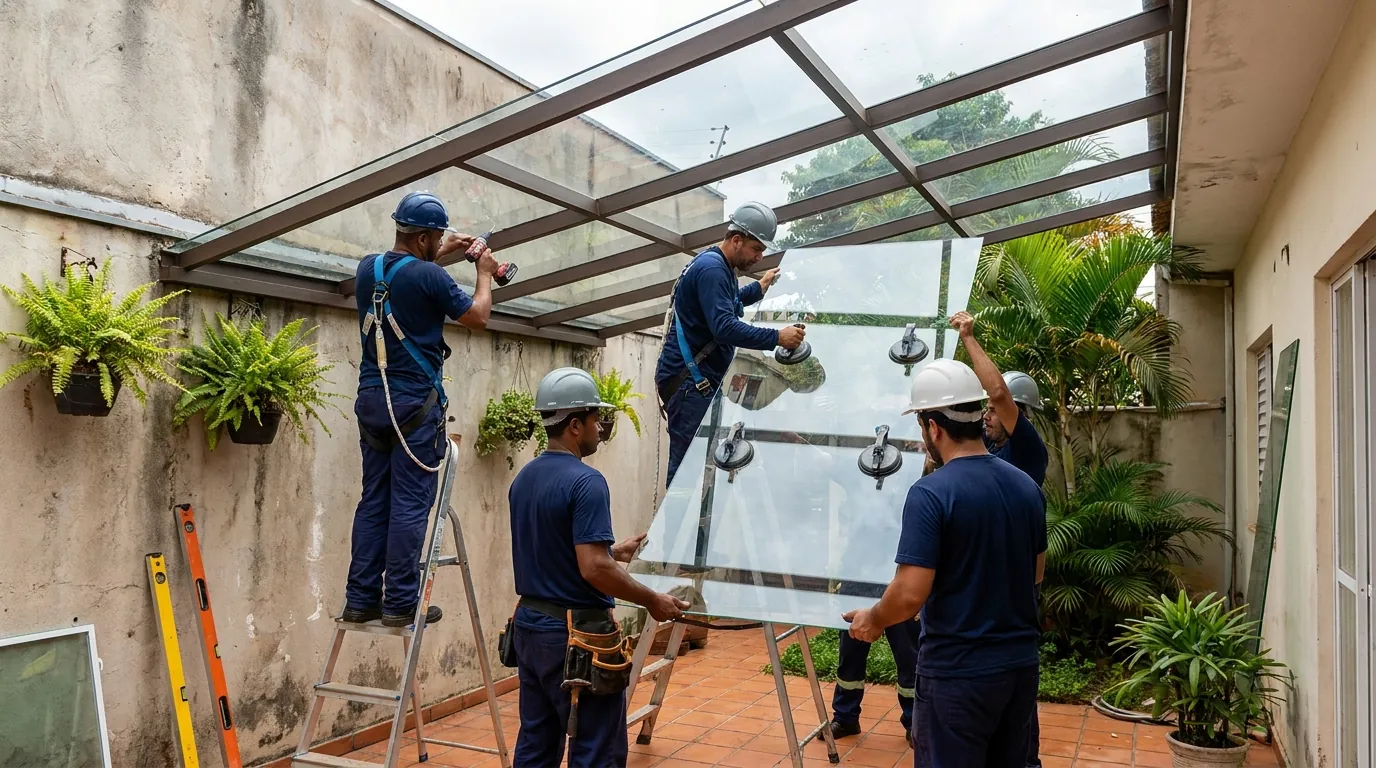 Fechamento de Churrasqueira em São José dos Campos‑SP